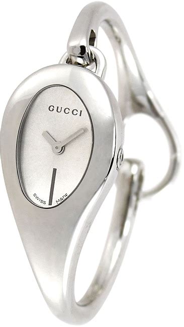 gucci 103 silvertone bangle ladies watch|Gucci bracelet watches.